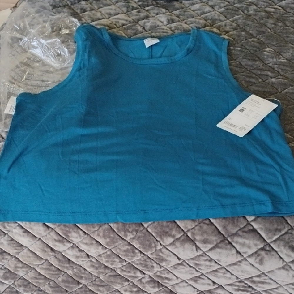 Athleta With Ease Cropped Muscle Tank